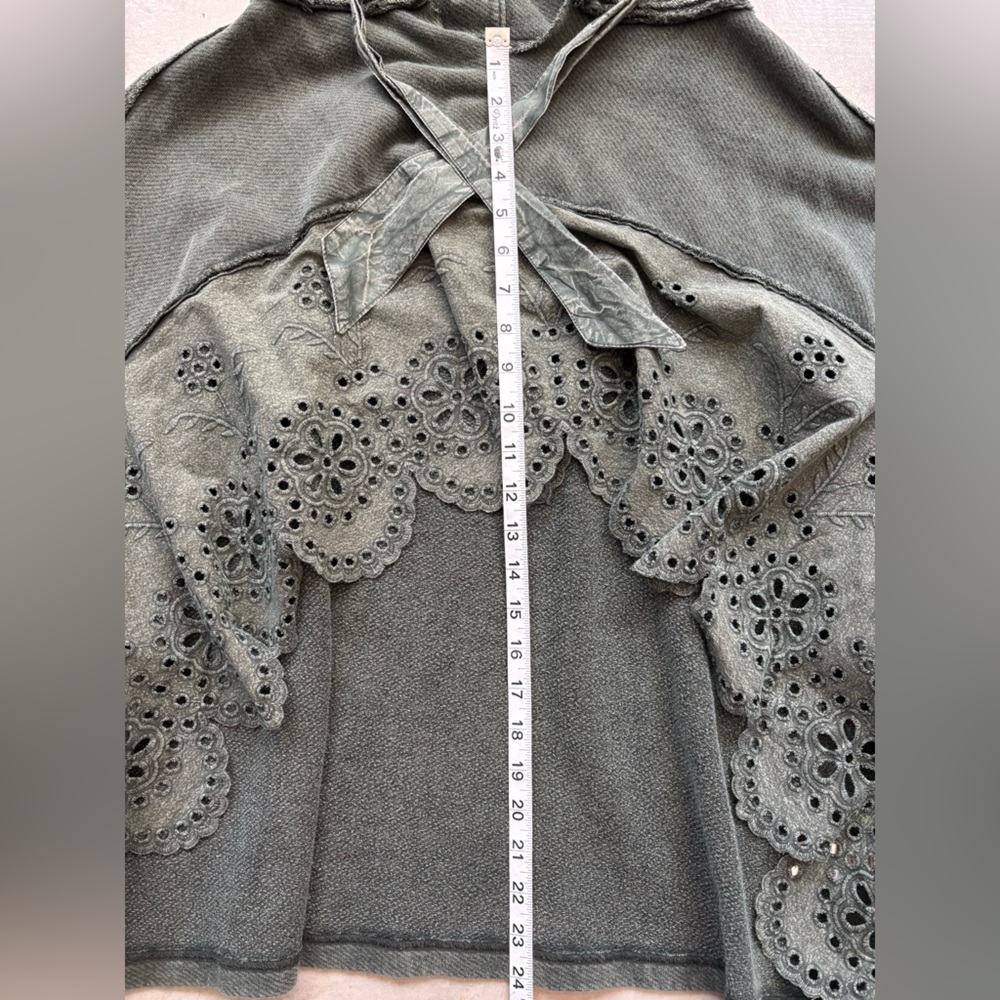 Free People Eyelet HiLo Hoodie - Picture 11 of 16